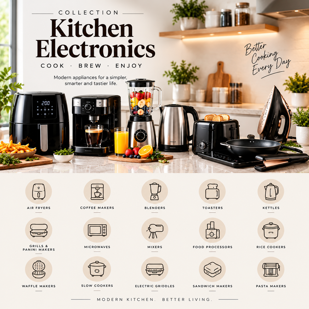 Kitchen electronics