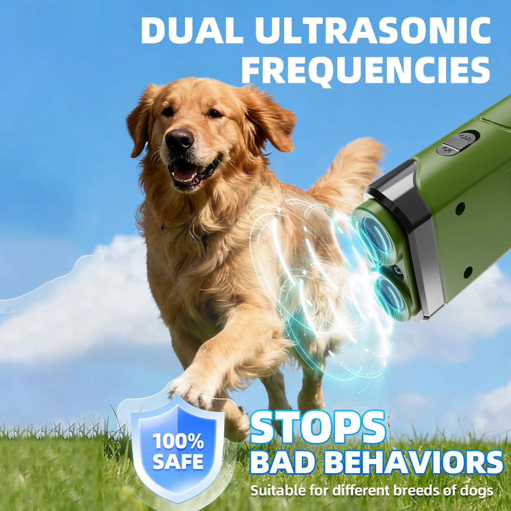 Powerful Ultrasonic Dog Repeller 2-in-1, Say Goodbye to Dog Barking! 🐶