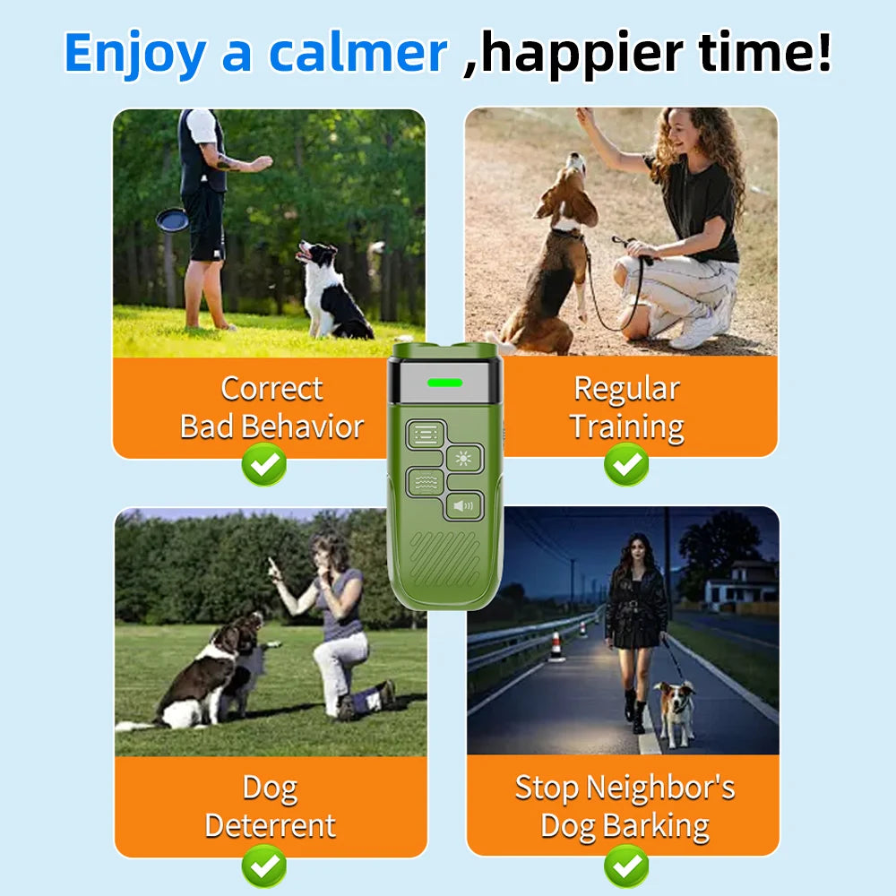 Powerful Ultrasonic Dog Repeller 2-in-1, Say Goodbye to Dog Barking! 🐶