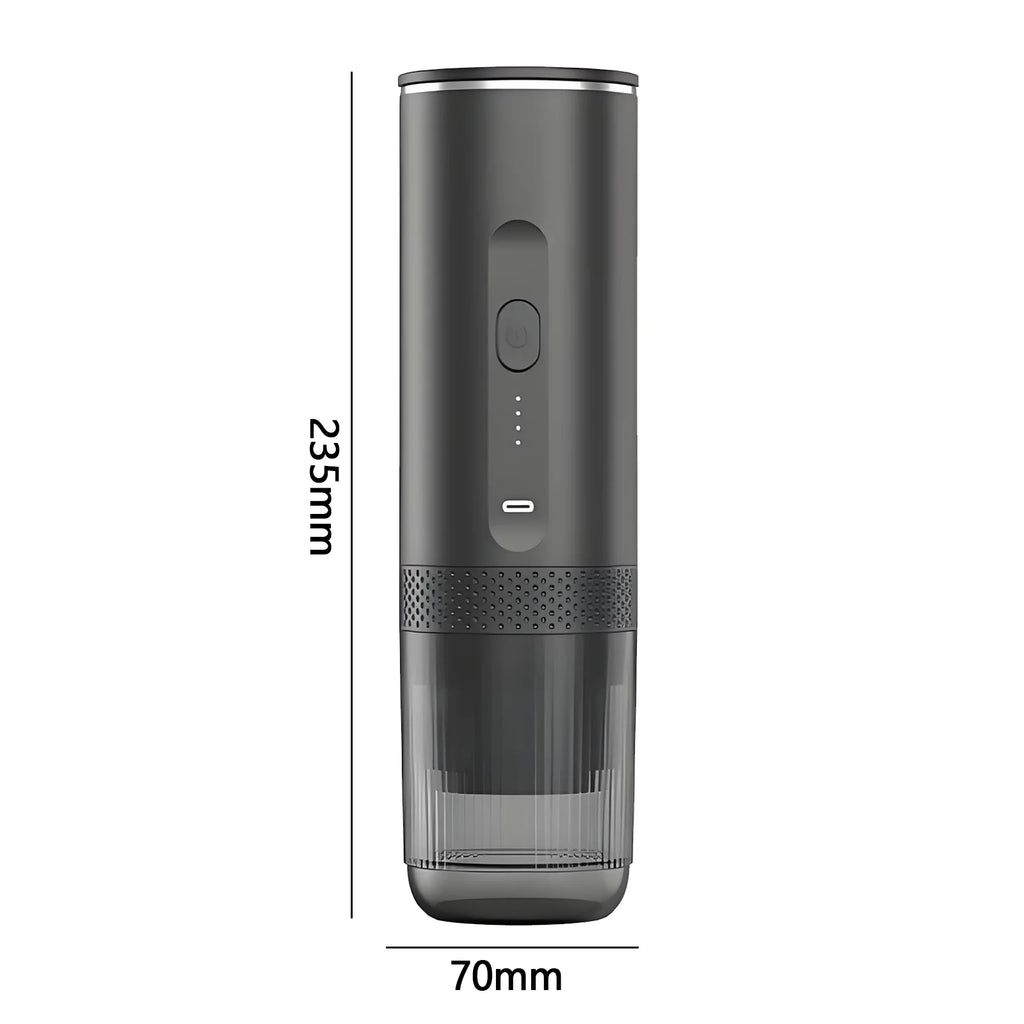 Wireless Electric Capsule Coffee Maker 2-in-1 Coffee Machine for Car & Home Camping Portable