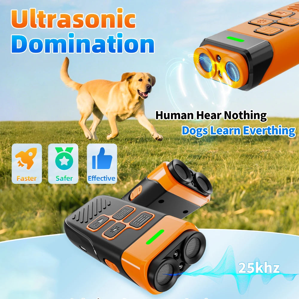 Powerful Ultrasonic Dog Repeller 2-in-1, Say Goodbye to Dog Barking! 🐶